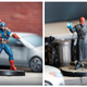 A look at the (painted) miniatures for Captain Marvel and Red Skull.